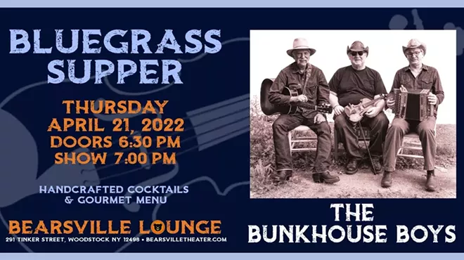 Image: Bluegrass Supper Series at Bearsville Theater featuring The Bunkhouse Boys