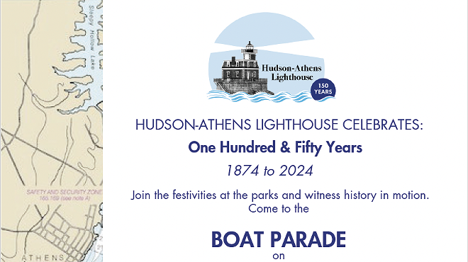 Image: Boat Parade: Celebrating 150th Years of Hudson-Athens Lighthouse