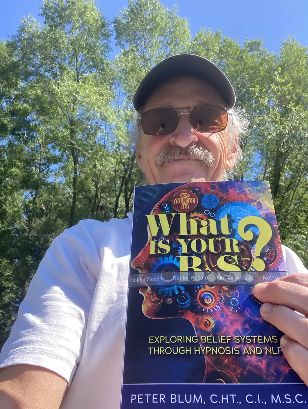 The author with his new book