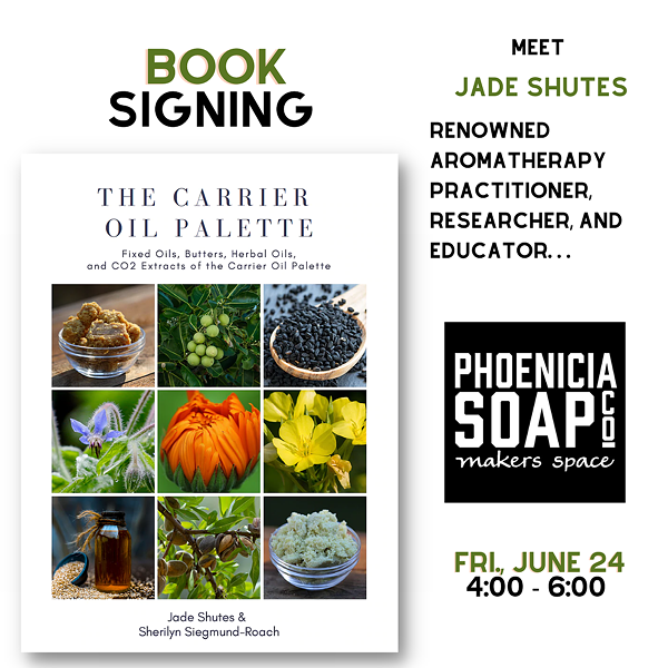Book signing by Aromatherapist Jade Shutes