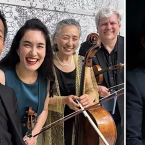 Image: Borromeo String Quartet with Henry Kramer, piano