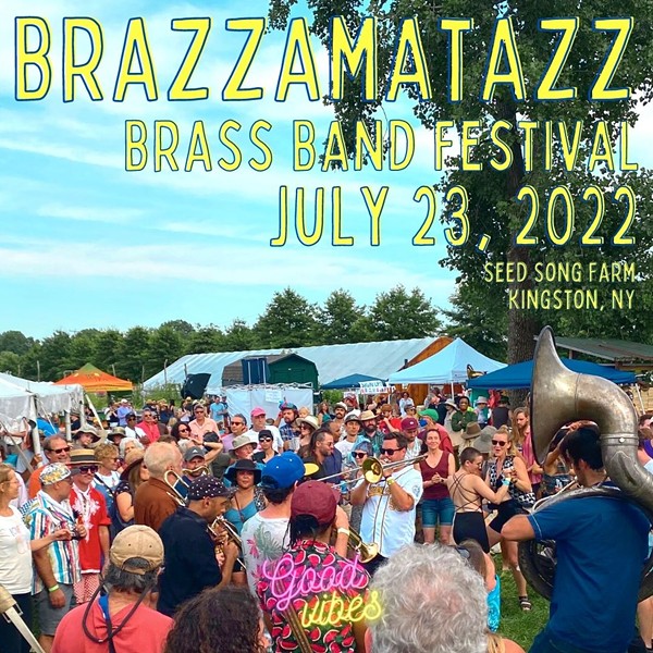 Dancing to Brass in the Open Air at Brazzamatazz Brass Band Festival @ Seed Song Farm on July 23, 2022