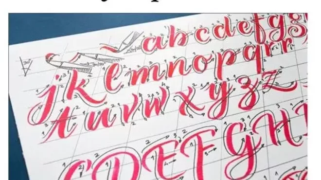 Image: Calligraphy ~ Milton Library Fridays for the Arts