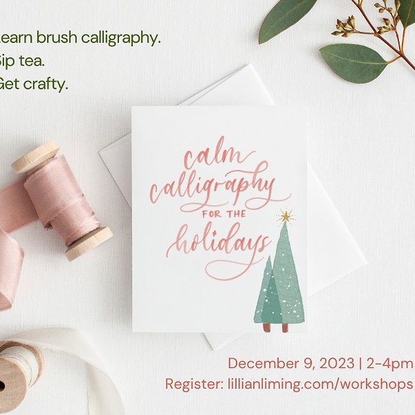 Calm Calligraphy for the Holidays