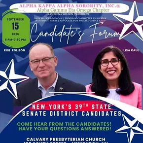 Image: Candidate Forum: New York-s 39th State Senate District