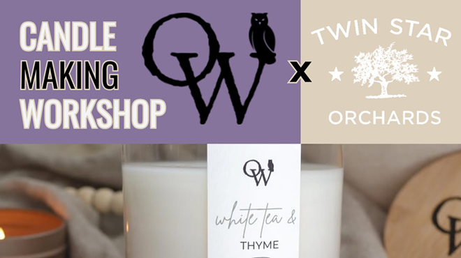 Image: Candle-making Workshop with Owl Woods Candle Co.