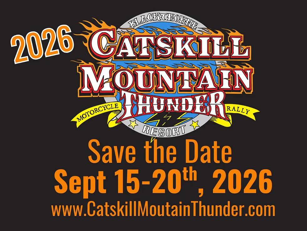 Catskill Mountain Thunder 2026 - Sept 15-20, 2026 @ Blackthorne Resort