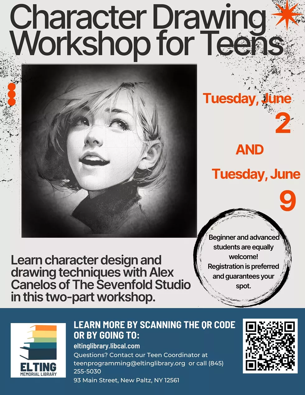 Teens! Learn character drawing and design in this two-part workshop!