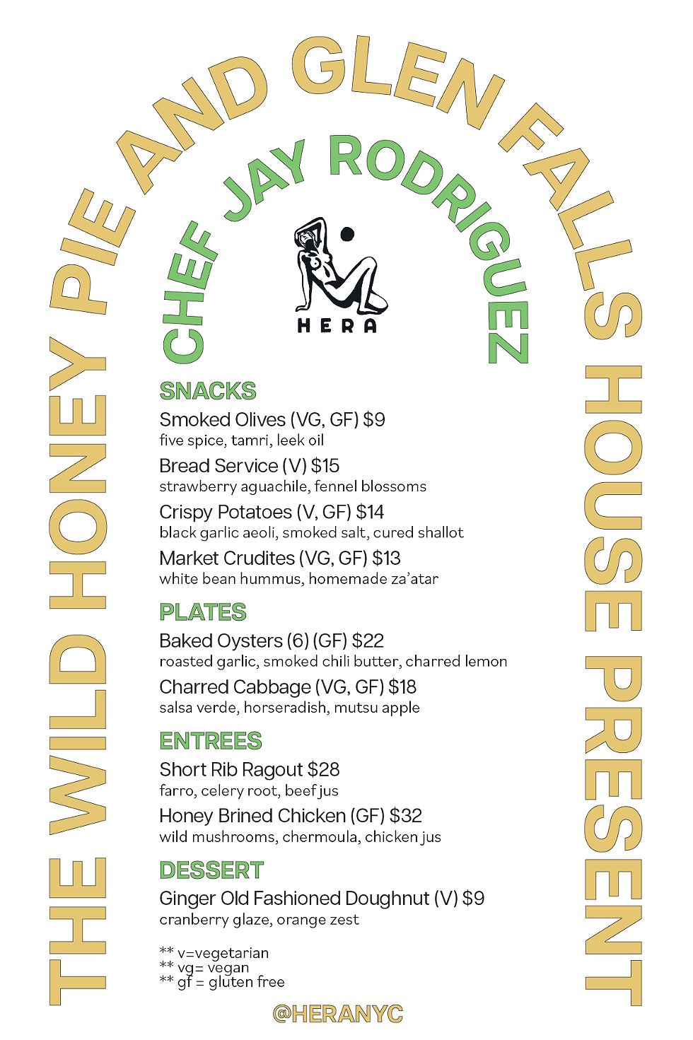 Menus may be subject to change based on availability.