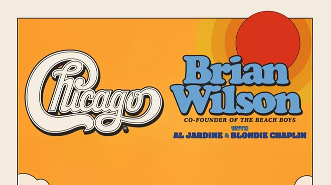 Image: Chicago & Brian Wilson with Al Jardine & Blondie Chaplin