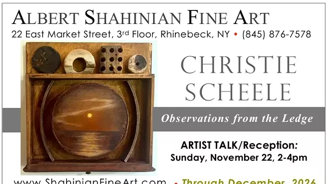 Image: Christie Scheele: Observations from the Ledge - Artist Talk/Reception Sunday, November 22, 2-4pm