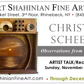 Image: Christie Scheele: Observations from the Ledge - Artist Talk/Reception Sunday, November 22, 2-4pm