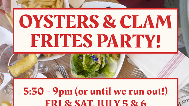 Image: Clam Frites & Martini Party