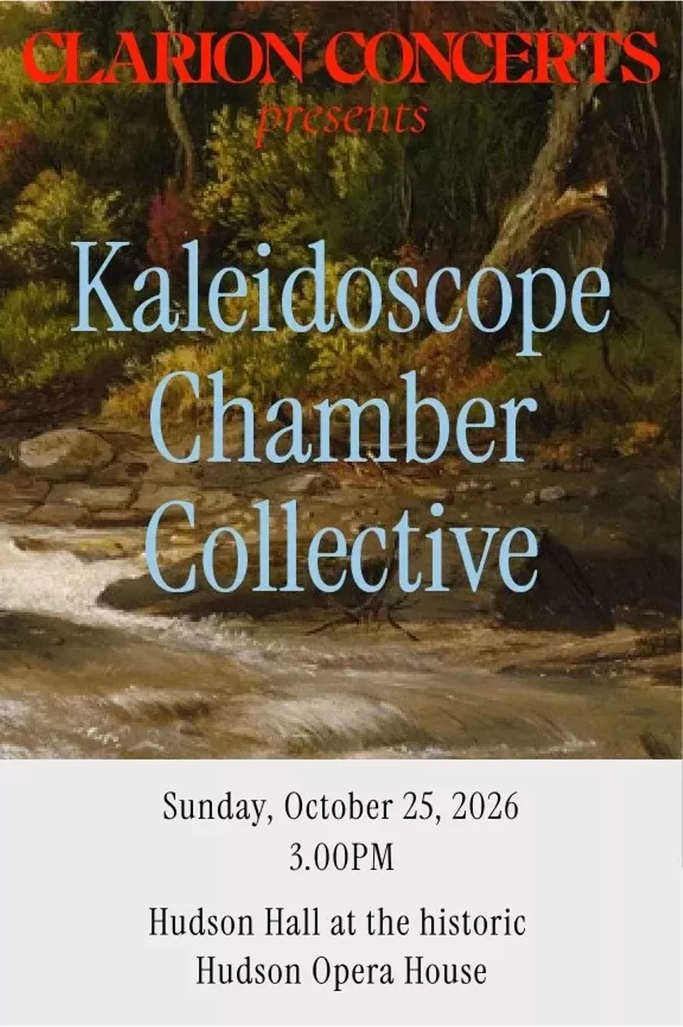 Clarion Concerts presents Kaleidoscope Chamber Collective