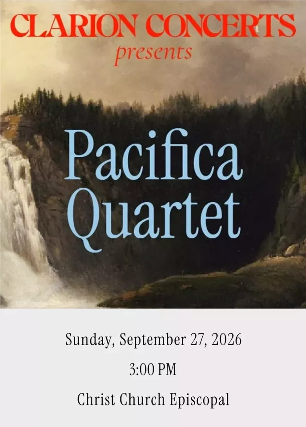 Clarion Concerts presents Pacifica Quartet