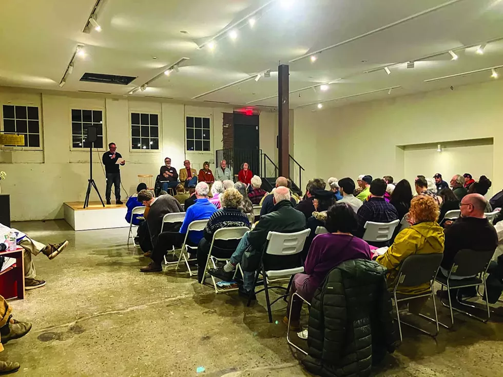The Clean Power Guid panel discussion at the Clean Power Guide Expo + Info Session at the Fuller Building on January 25, 2024.