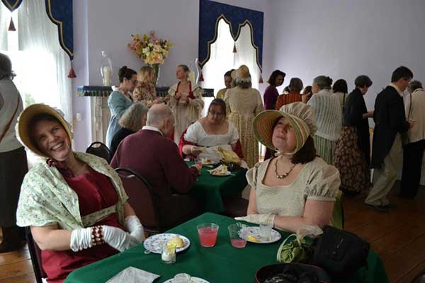 Columbia County Historical Society and Clermont State Historic Site hosted Formally Invited, an early 19th-century tea party, at the Vanderpoel House of History in Kinderhook on March 16.