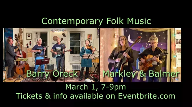 Image: Contemporary Folk Music featuring Barry Oreck & Markley & Balmer