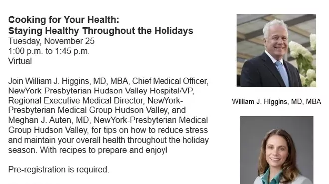 Image: Cooking for Your Health: Staying Healthy Throughout the Holidays