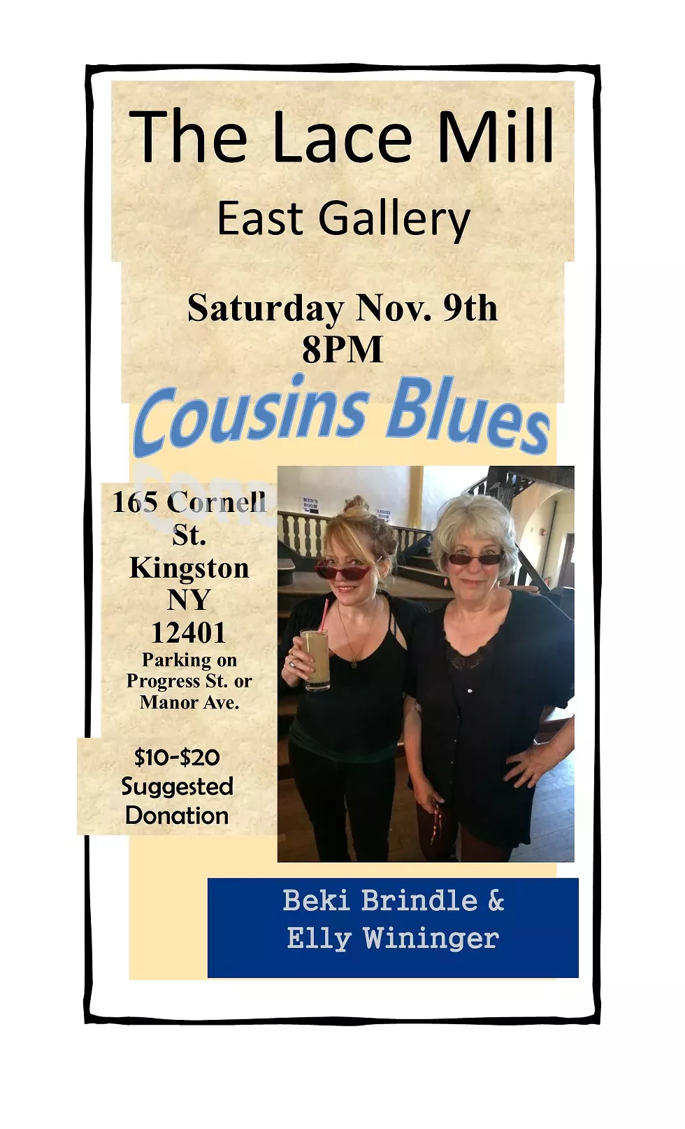 Beki Brindle and Elly Winninger are Cousins Blues
