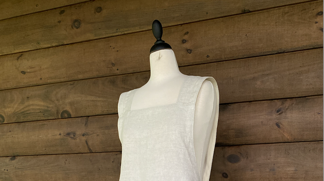 Image: Cross Back Apron/ Sewing Basics