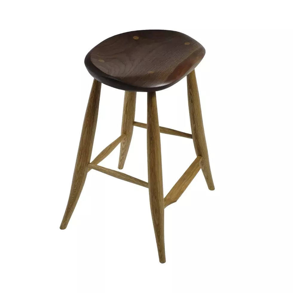 Curved Leg Stool (P. Galbert design)