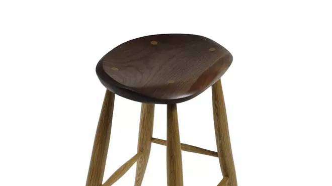 Image: Curved Leg Stool 4 day Workshop (April 23-26)