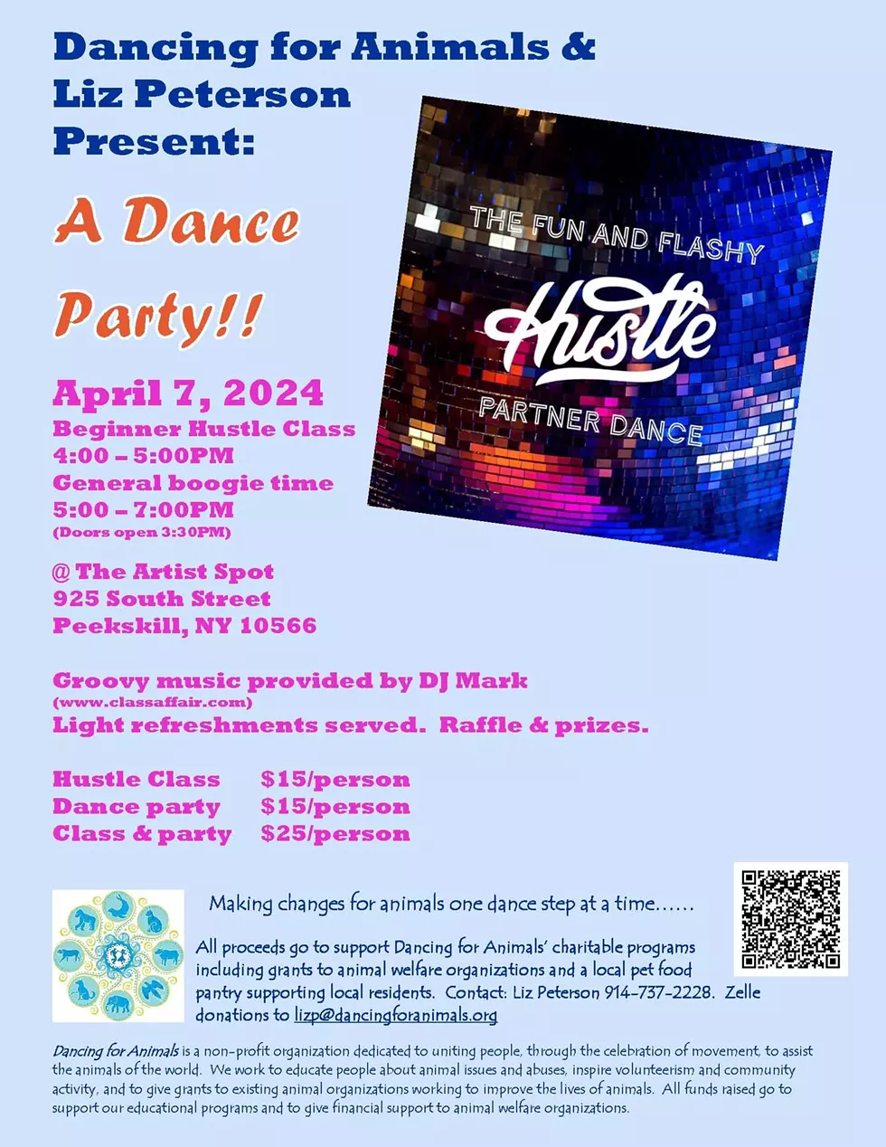 Dancing for Animals Dance Party