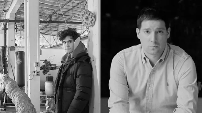 Image: Daniel Giordano in conversation with Jonathan Rider at TURLEY Gallery