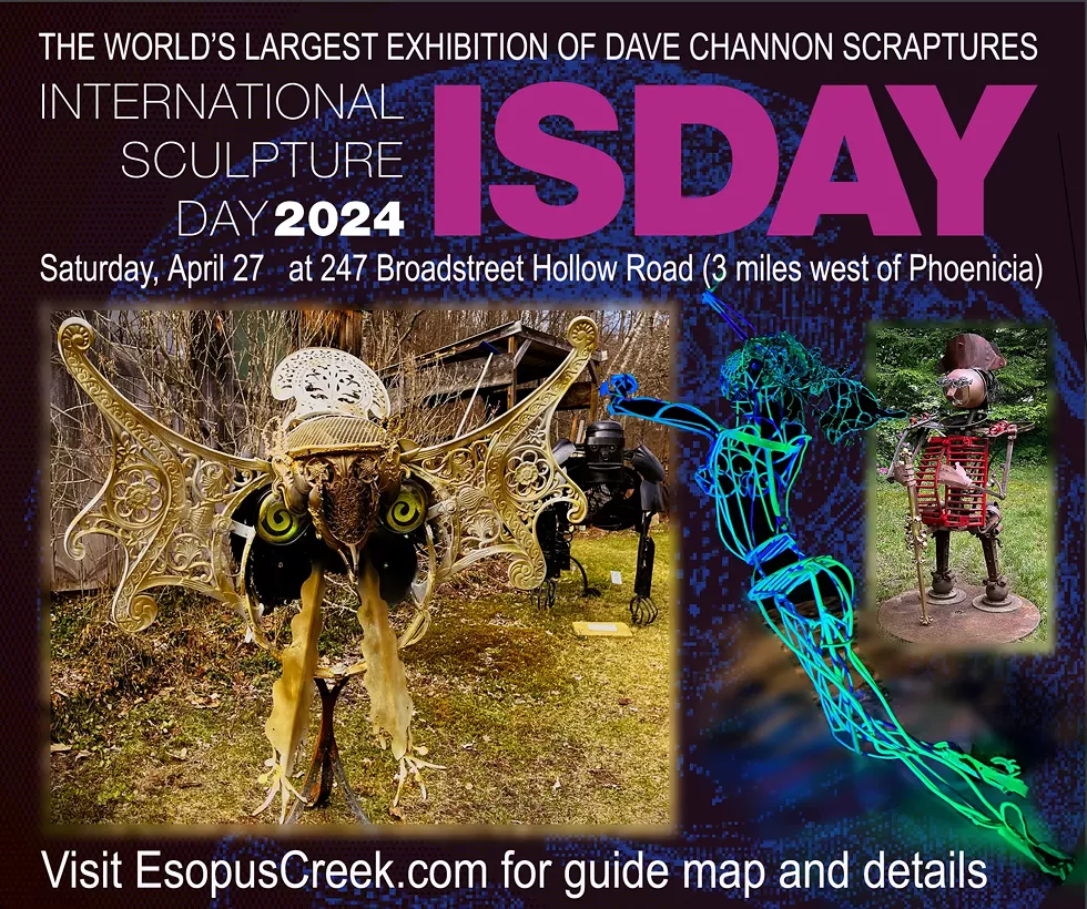 Channon Scrapture on International Sculpture Day