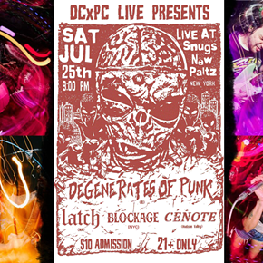 Image: DCxPC Live: Degenerates of Punk, Latch, Blockage, and Cenote