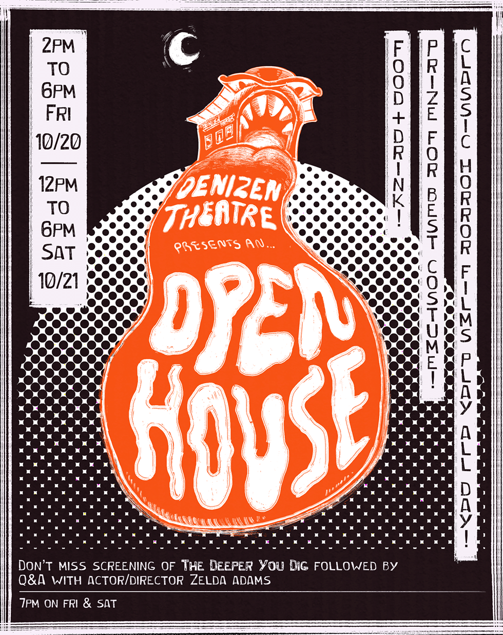 Denizen Theatre Open House Flier