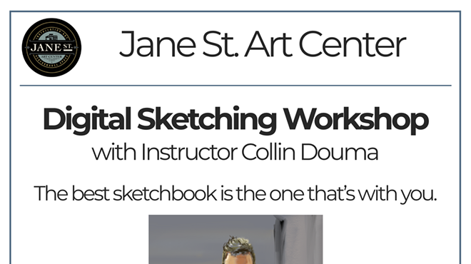 Image: Digital Sketching Workshop with Instructor Collin Douma