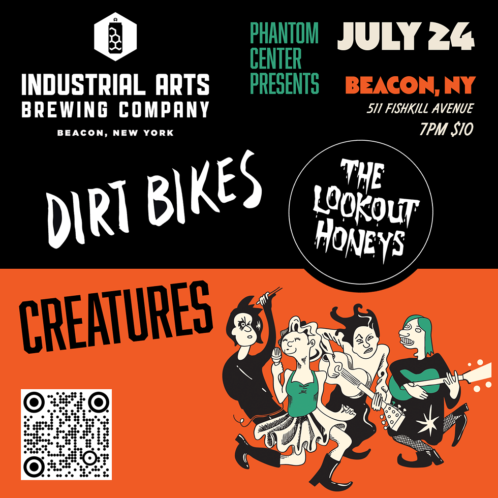 Flyer for Dirt Bikes // The Lookout Honeys // Creatures at IABC