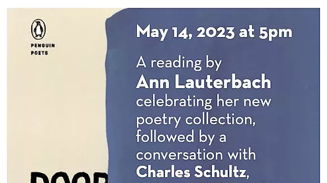 Image: Door&mdash;a reading by Ann Lauterbach, plus a conversation with Charles Schultz