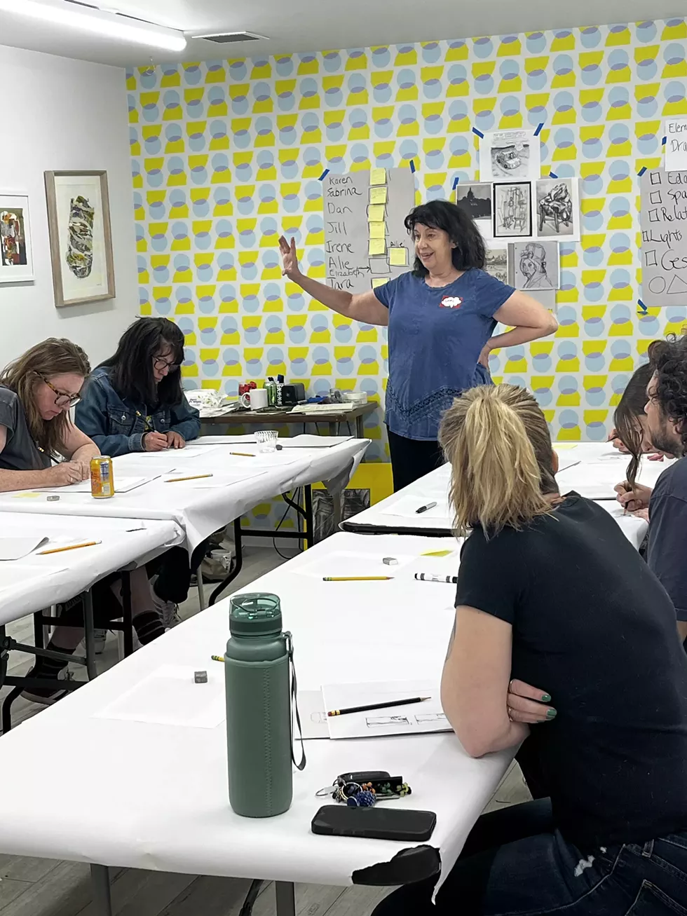 Lori Standford Ross, Teacher, Drawing for the Petrified