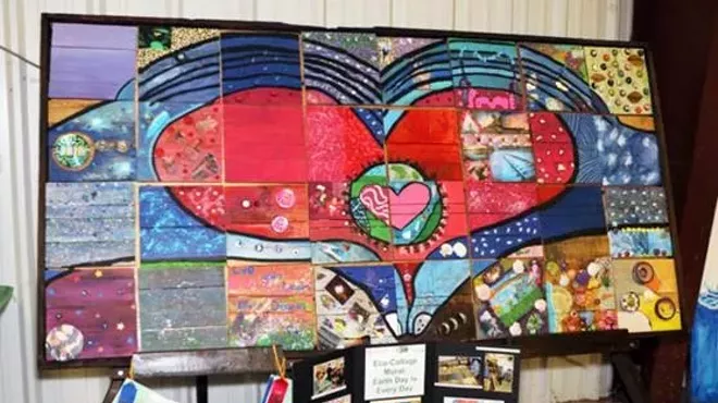 Image: Earthday Everyday Eco-Collage Mural