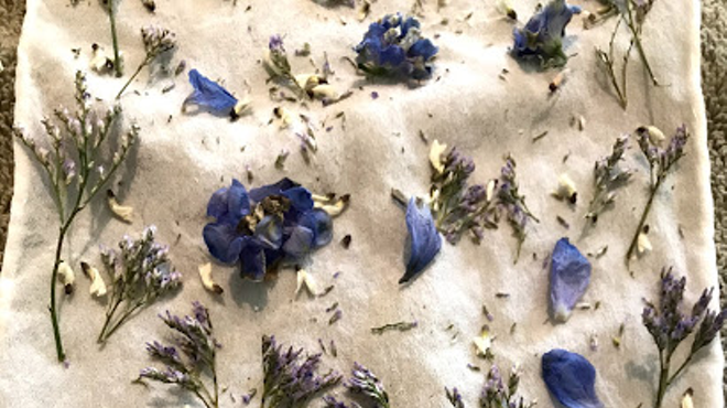 Image: Eco-Printed Silk Scarf