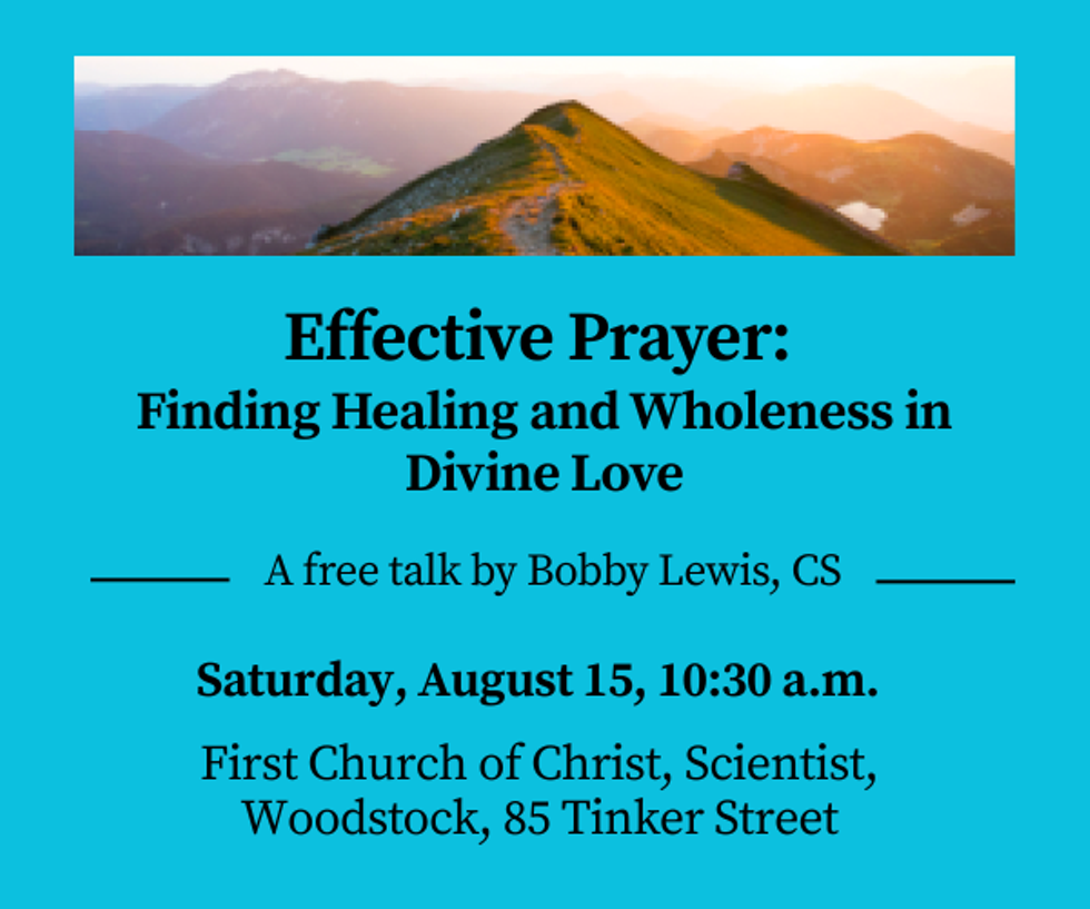 Effective Prayer: Finding healing and wholeness in divine Love