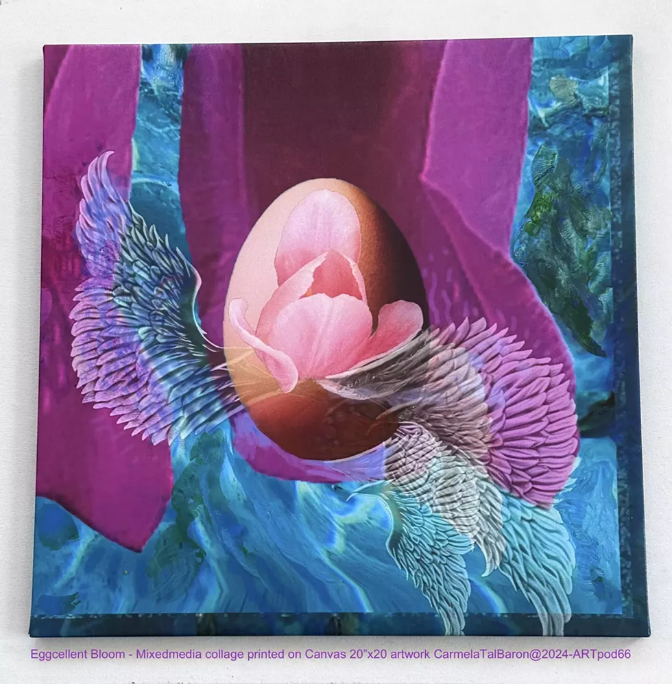 Eggcellent Bloom. Artist: Carmela Tal Baron