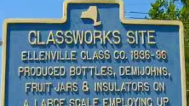 Image: Ellenville Glass Works Factory
