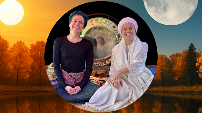 Image: Embodied Equinox: Kundalini Yoga & Gong + Nature & Sauna with Hari & Jenn