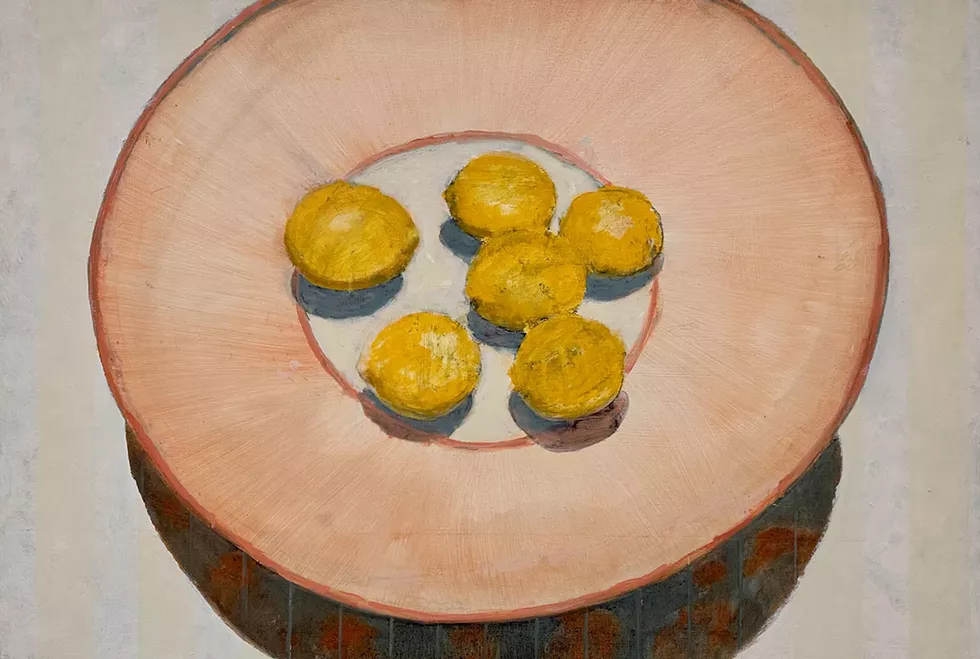 David Konigsberg, "Lemon Bowl", 2023  oil on panel, 30 x 44 inches