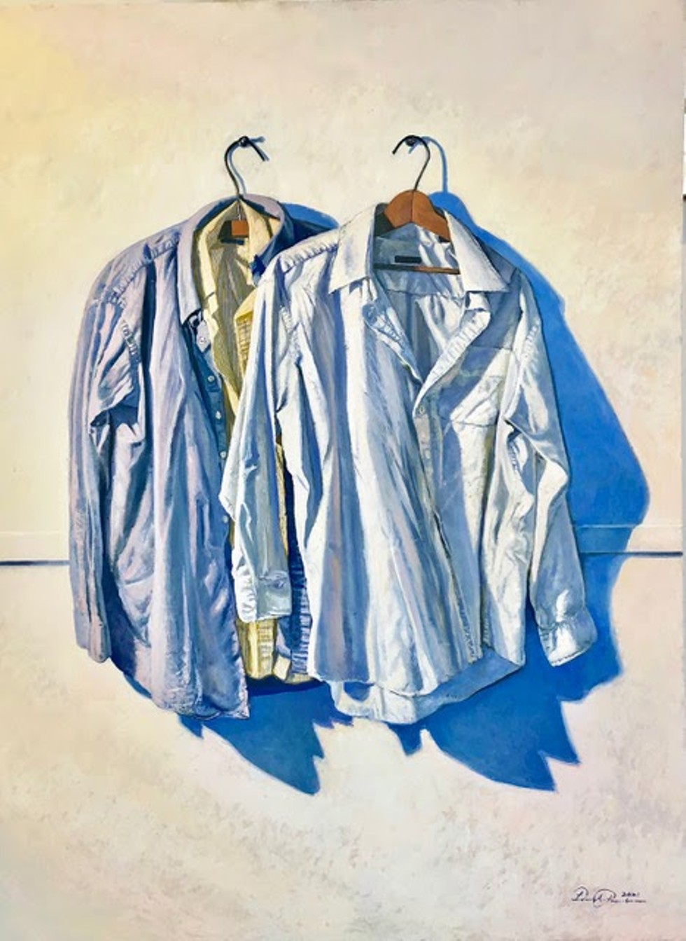 Eric Forstmann, "Two One," 2021, oil on board, 48 x 36 in.