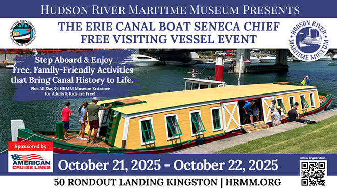 Image: Erie Canal Boat Seneca Chief to Visit Hudson River Maritime Museum