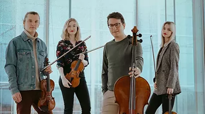 Image: Erinys Quartet & Oskar Espina Ruiz, Clarinet &ndash; Live at Music Mountain Aug 2nd