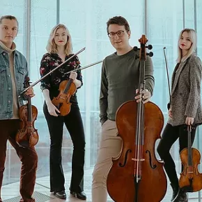 Image: Erinys Quartet & Oskar Espina Ruiz, Clarinet &ndash; Live at Music Mountain Aug 2nd
