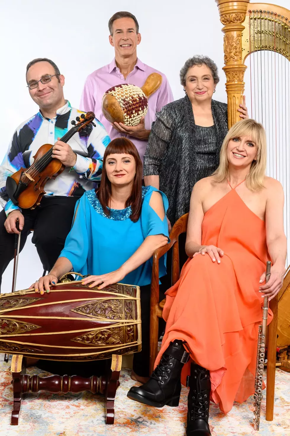 Percussia Ensemble: Ingrid Gordon, Susan Jolles, Margaret Lancaster, Ljova (Lev Zhurbin), Frank Cassara.