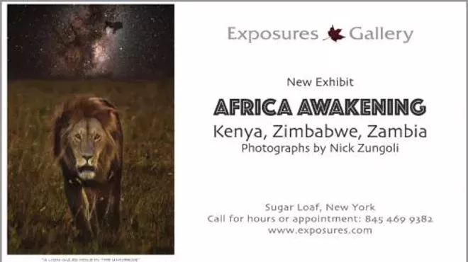 Image: Exposures Gallery New Exhibit, Africa Awakening- Kenya, Zimbabwe, Zambia- Photographs by Nick Zungoli.