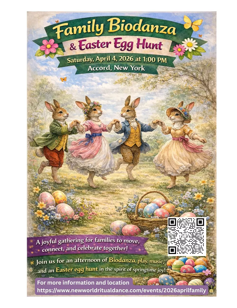 Family Biodanza and Easter Egg Hunt